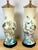 Pair of English Decoupage Yellow-Ground Bird & Botanical Lamps, circa 1970s For Sale - Image 9 of 13