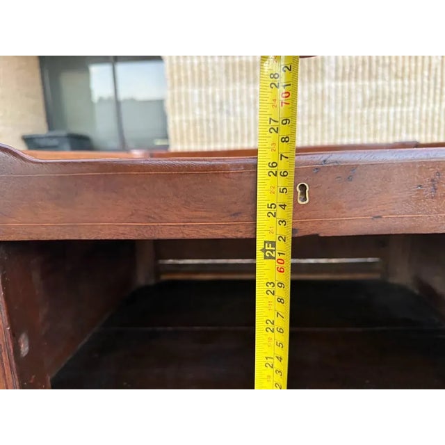 George III Period Faded Mahogany Commode Bed Side For Sale - Image 14 of 16