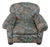 Vintage Sherrill Furniture Traditional Safari Jungle Animal Print Club Arm Chair For Sale