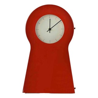 Vintage Clock in Metal and Plastic from Ikea, 1990s For Sale