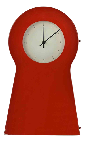 Vintage Clock in Metal and Plastic from Ikea, 1990s