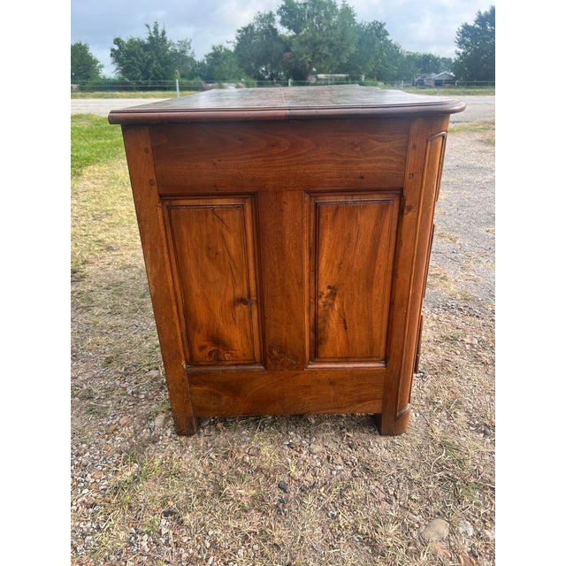 French 19th Century Louis XV Solid Walnut Chest of Drawers For Sale - Image 6 of 12