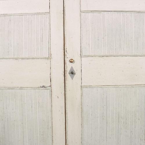 French Painted Linen Cupboard For Sale - Image 6 of 10