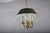 Bouillotte-Style Brass 6-Light Pendant with Black Tôle Shade, 1980s For Sale - Image 4 of 8
