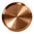 Vintage Large Round Copper Serving Tray For Sale