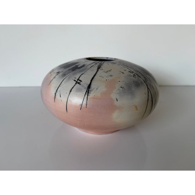 Vintage Handmade Abstrac DesignArt Studio Pottery Vase – Signed For Sale - Image 9 of 12