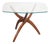 Forest Wilson Mid-Century Modern Side Table Features a Sculpted Walnut Base and a Glass Top. 1960s For Sale
