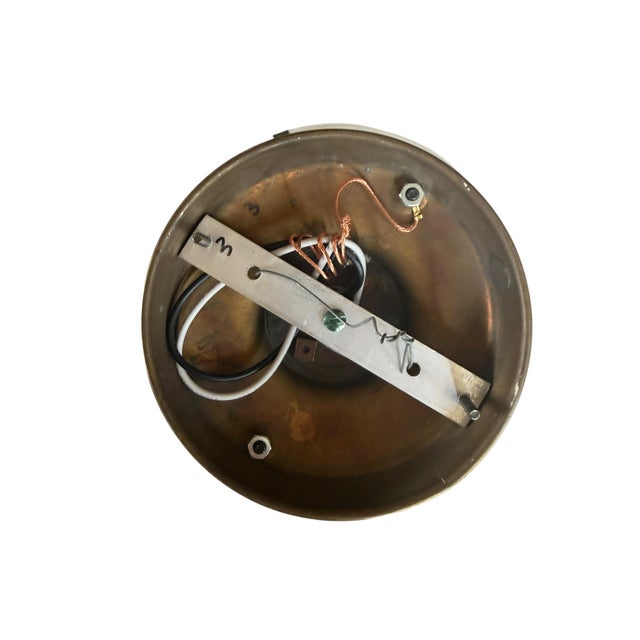 Mid 20th Century Mid 20th Century Rare Holophane Flushmount Light Fixture For Sale - Image 5 of 11