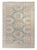 Rug & Kilim’s Distressed Rosette Rug in Beige and Blue, 5x8 For Sale In New York - Image 6 of 6