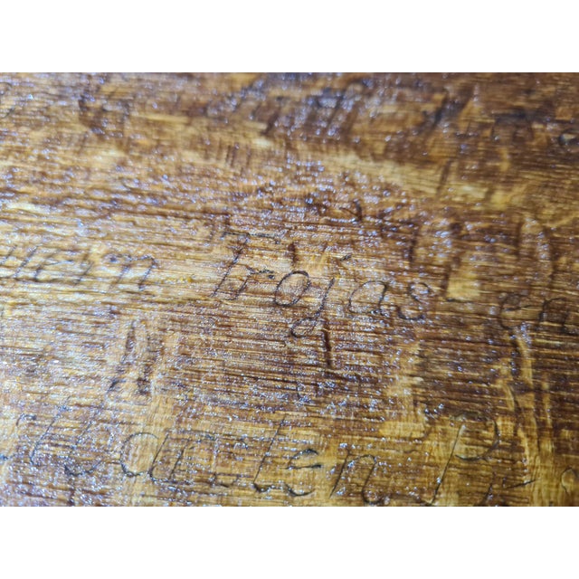 Large Hand-Carved Wooden Relief with The Walls of Troy Motif, Germany, 1956 For Sale - Image 13 of 15