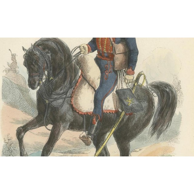 Napoleonic Horse Artillery, 1843, Paper For Sale - Image 4 of 10