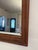 Antique French Country Scalloped Wood Small Wall Mirror For Sale - Image 10 of 13