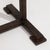 1970s Pair Of Oak Side Tables With Iron Base For Sale - Image 4 of 15