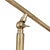 Floor Lamp in Aluminum, Brass, and Marble attributed to Stlnovo, 1970s, in Very Good conditions. Designed 1970 to 1979...