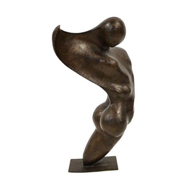 Erwin Binder American 1934-1993 'Transcendence of Man'. 1976 Bronze Signed, dated, and numbered '4/10' lower inside leg....