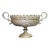 Late 20th Century Highly Detailed Metal Serving/Presentation Bowl, Silver and Gold For Sale