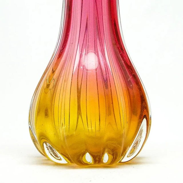 Italian Murano Glass Vase for Mandruzzato, 1950s For Sale - Image 9 of 11