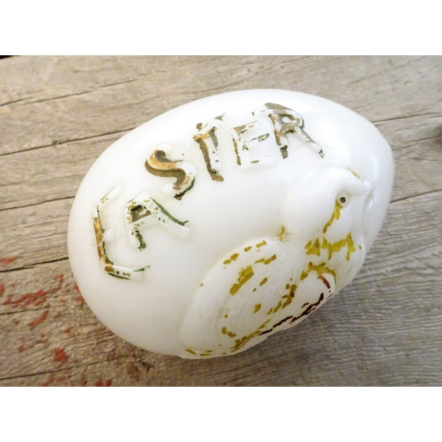 Antique Milk Glass Easter Egg 1900s Chairish