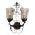 Iron Double Light Wall Sconce For Sale