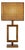 Italian Polaris Table Lamp in Burnished Metal For Sale