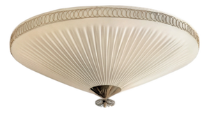 Large Vintage Finnish Flush Mount in the style of Paavo Tynell, 1950s