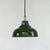 Paint Industrial Pendant Light in Green Enamel by Maxlume, 1950s For Sale - Image 7 of 7