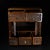 Vintage Chinese Huali Rosewood Carved "Antiques" Cabinet With 5 Drawers and Double Doors For Sale In Los Angeles - Image 6 of 10