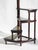 Victorian Wooden Library Stairs in Green Leather, 1940s For Sale - Image 11 of 11