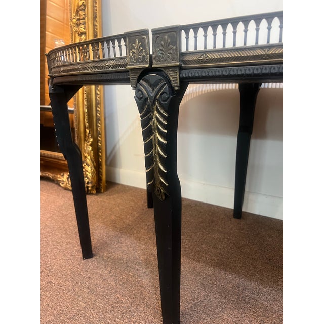 Mid 19th Century Gilt Bronze Three Piece Surtout De Table on Low Stands For Sale - Image 4 of 12