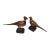 Early 20th Century Folk Art Pheasant Carvings - A Pair For Sale