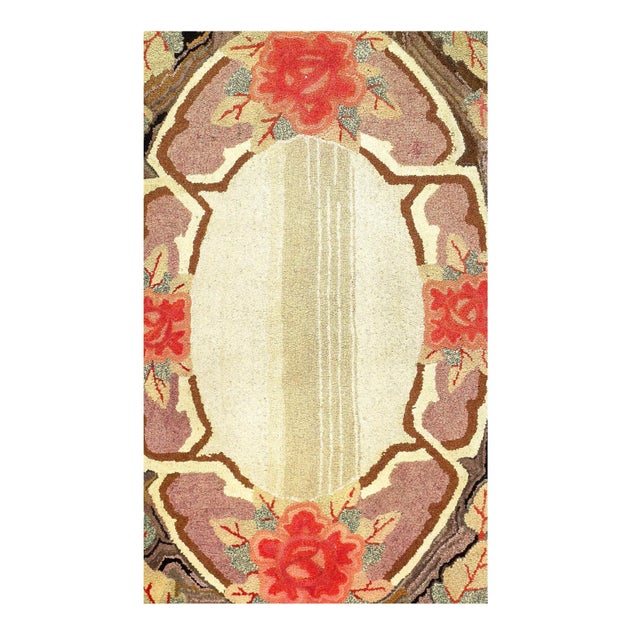 Hooked Rug, Country of Origin: United States Of America, Circa Date: Turn of the 20th Century (around ' 1900) ' This...