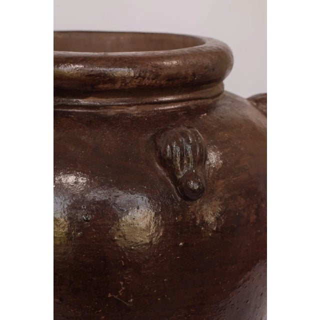 Large Stoneware Pot For Sale - Image 4 of 11