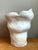 Ceramic Vintage Biomorphic Sculptural White Ceramic Vase For Sale - Image 7 of 14
