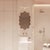 Large Contemporary Oval Wall Wavy Mirror – Hvyli Oval 90 For Sale - Image 4 of 15