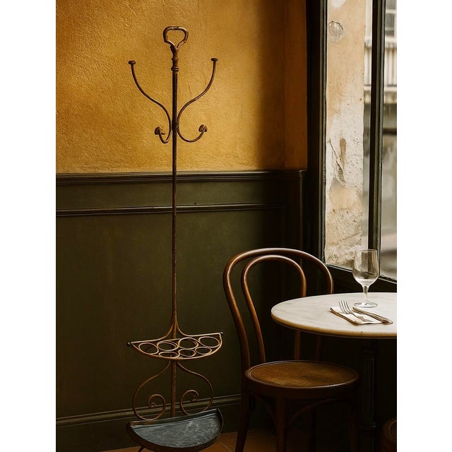 Art Deco Coat and Umbrella Stand — France, 1930s This rare Art Deco coat and umbrella stand from the 1930s is a stunning...