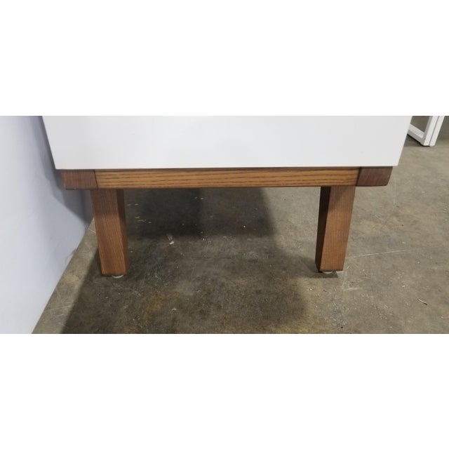 Modern West Elm White Bookcase Chairish