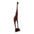 Early 20th Century Giraffe Wood Sculpture For Sale