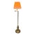 Vintage Brass Swing Arm Floor Lamp For Sale