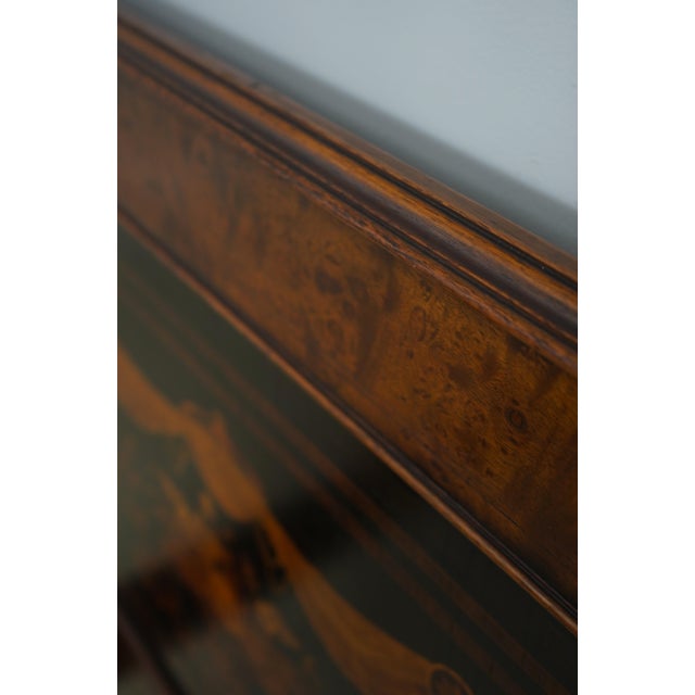 Pair of Inlaid Neoclassical Mahogany Single Beds For Sale - Image 11 of 17