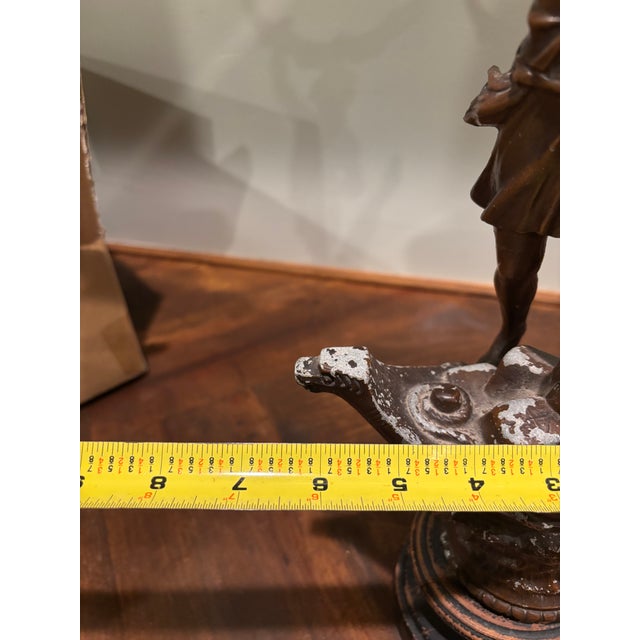 1900 - 1909 Antique Figural Sculpture — Architectural Salvage, Circa 1900 For Sale - Image 5 of 8