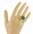 David Yurman Green Onyx Intaglio 18k Yellow Gold Octagon Ring, Size 10 For Sale - Image 4 of 4