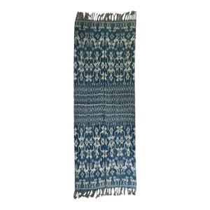 Indigo Blue Ikat Textile From Sumba Island, Indonesia