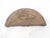 This hand carved shell is an architectural fragment measuring 7.5"H x 15"L x 1.75"D.