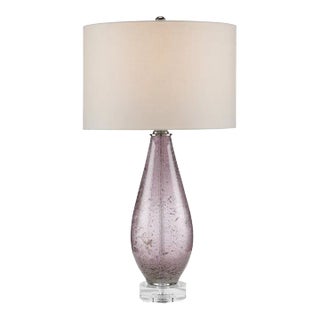 Currey & Company Optimist Purple Table Lamp For Sale