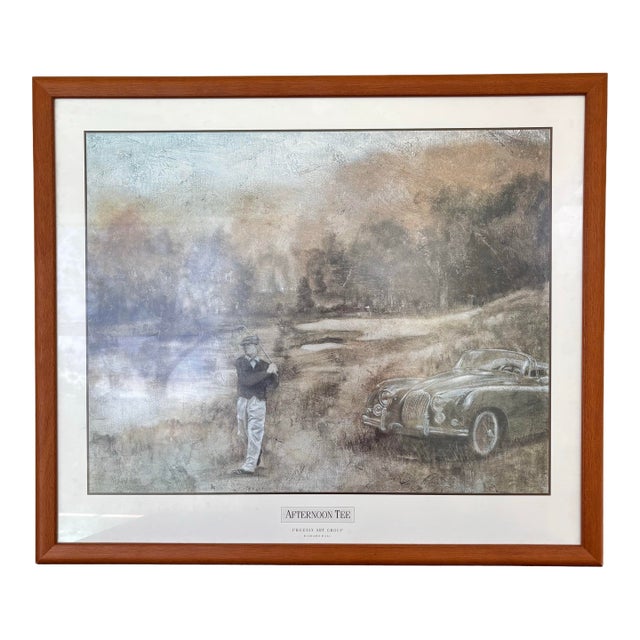 1980s “Afternoon Tee” Lithograph by Richard Hall for the Phoenix Art Group For Sale