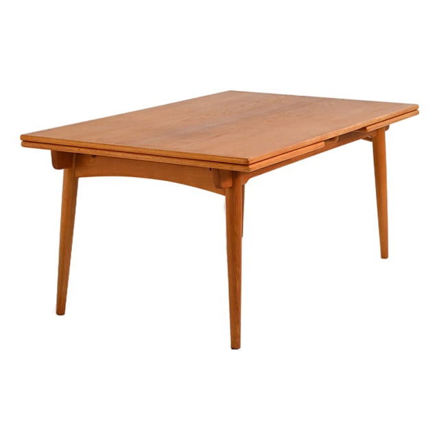 Extendable Model AT 312 Table by Hans J. Wegner for Andreas Tuck, 1950s For Sale