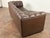 Animal Skin Vintage 1980's Brown Leather Sofa For Sale - Image 7 of 8