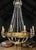 Antique Early 19th C Italian Crystal & Tole Chandelier For Sale - Image 4 of 5
