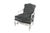 French Provincial Vintage Highland House French Provincial Spanish Oak Lounge Chairs & Ottoman For Sale - Image 3 of 17