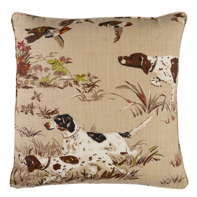 ⭐️ Ships Within 2 Days On the Front: Pointers Linen Fabric On the Back: Ivory Linen Fabric Designer Fabric Content: 100%...